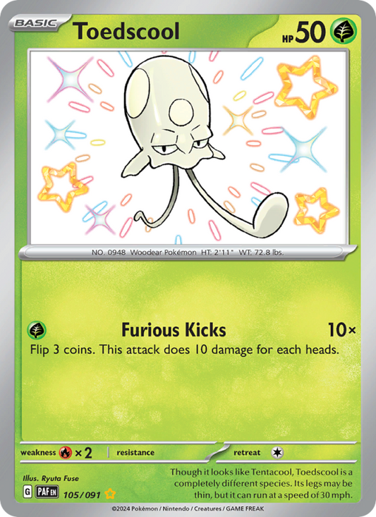 Toedscool (105/91) Holographic card image