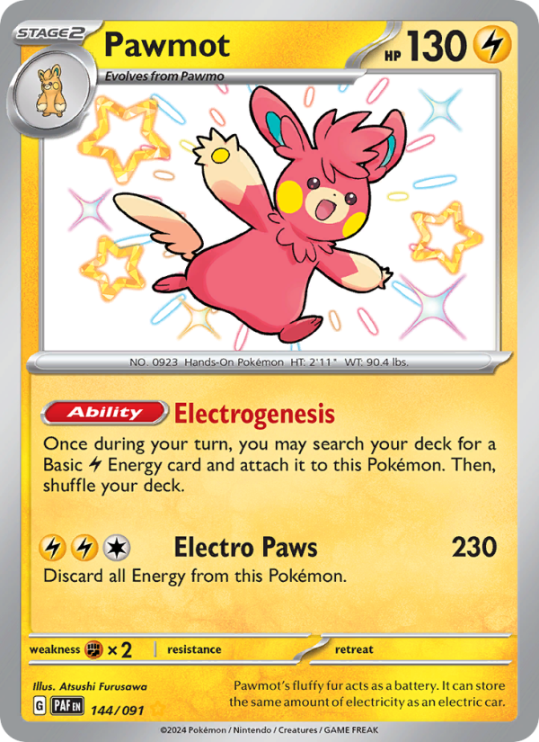 Pawmot (144/91) Holographic card image