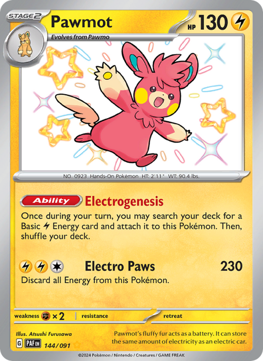 Pawmot (144/91) Holographic card image