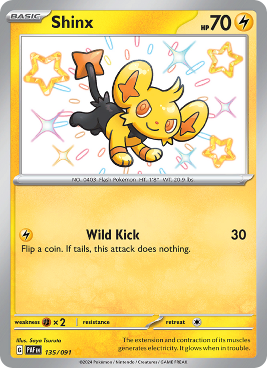 Shinx (135/91) Holographic card image