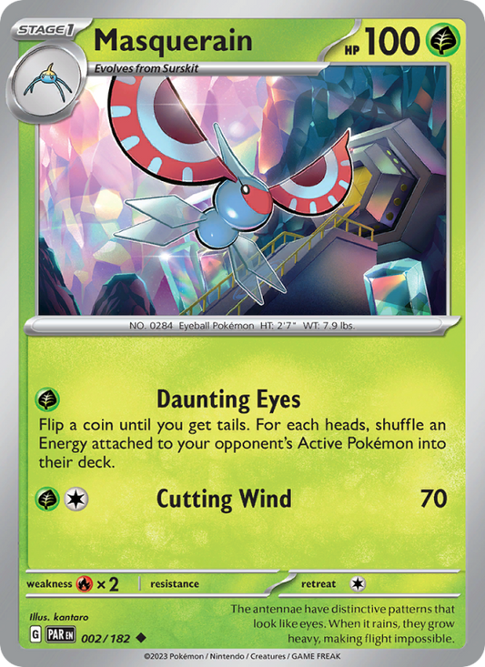 Masquerain (002/182) Reverse Holo card image