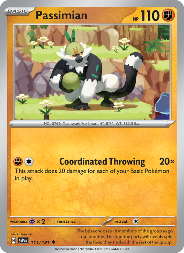Passimian (111/191) Reverse Holo card image