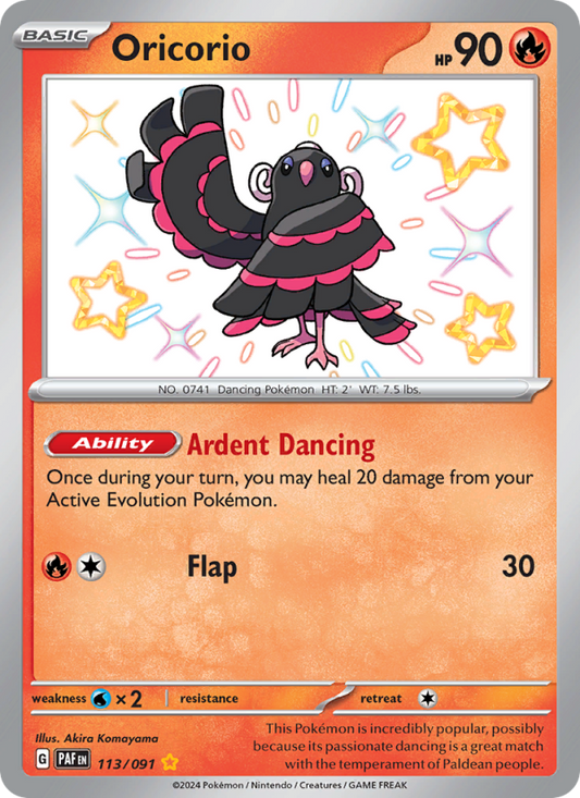 Oricorio (113/91) Holographic card image