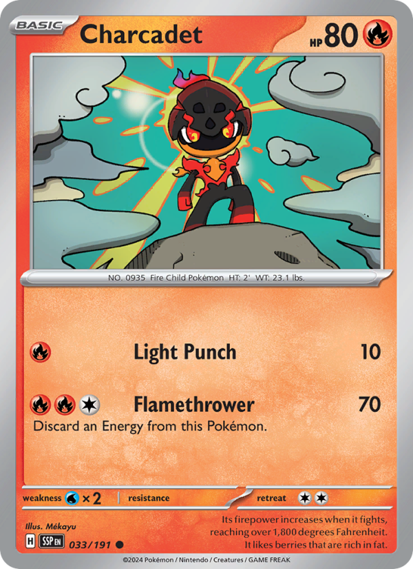 Charcadet (033/191) Reverse Holo card image