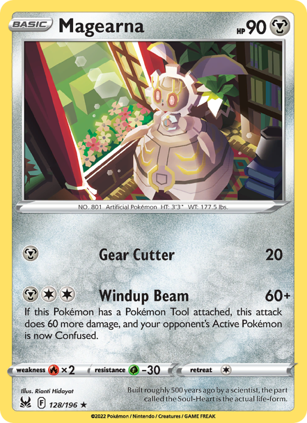 Magearna (128/196) Reverse Holo card image