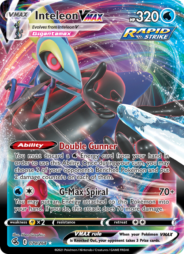 Inteleon VMAX (079/264) Holographic card image