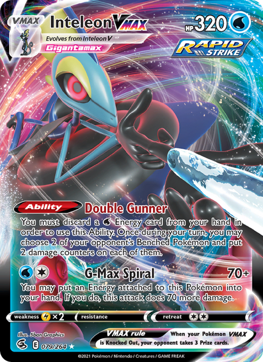 Inteleon VMAX (079/264) Holographic card image