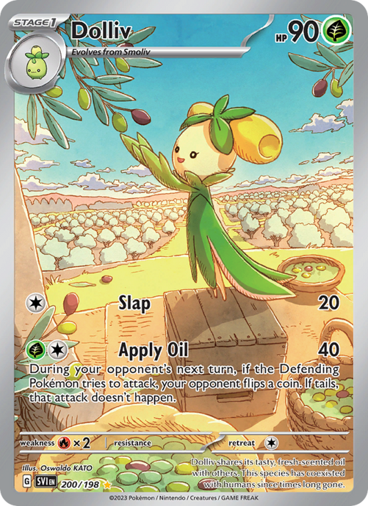 Dolliv (200/198) Holographic card image
