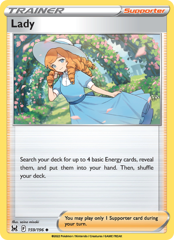 Lady (159/196) Reverse Holo card image