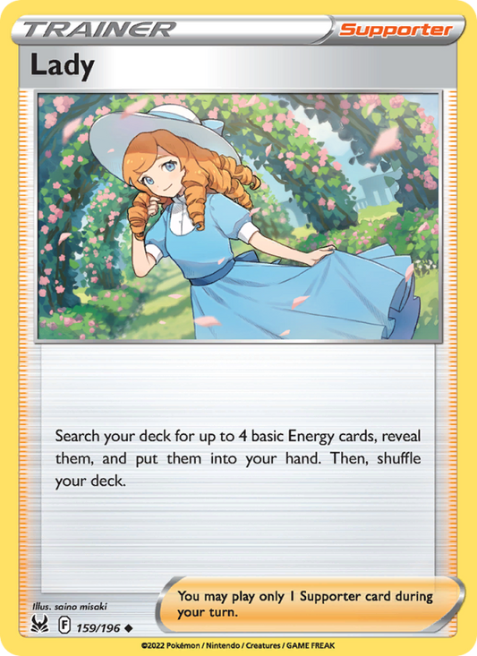 Lady (159/196) Reverse Holo card image