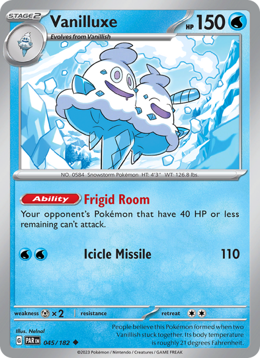 Vanilluxe (045/182) Reverse Holo card image