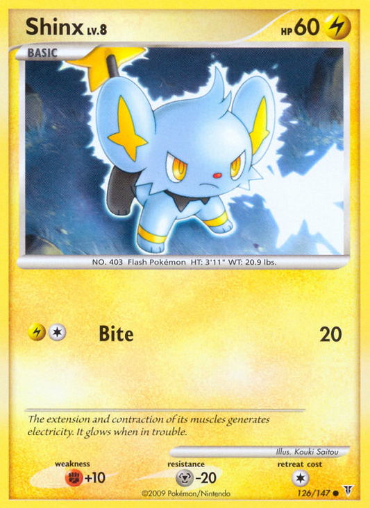 Shinx (126/147) Reverse Holo card image