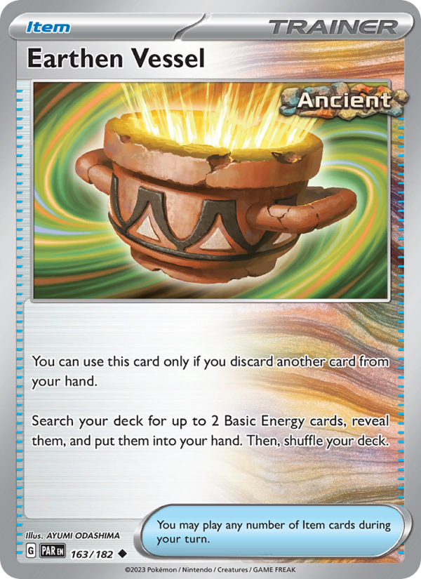 Earthen Vessel (163/182) Reverse Holo card image