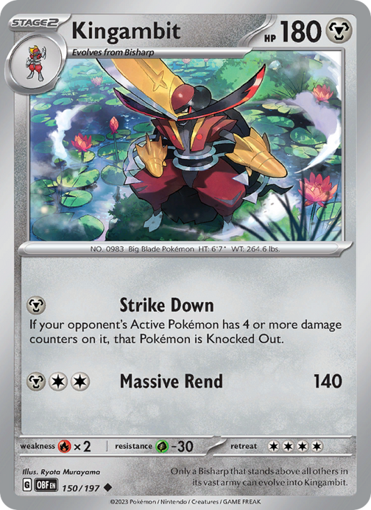 Kingambit (150/197) Reverse Holo card image
