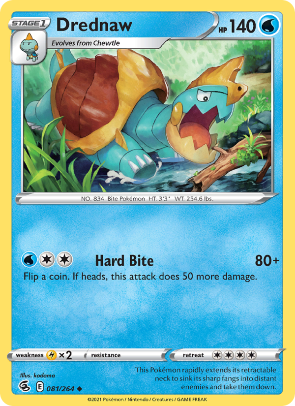 Drednaw (081/264) Reverse Holo card image