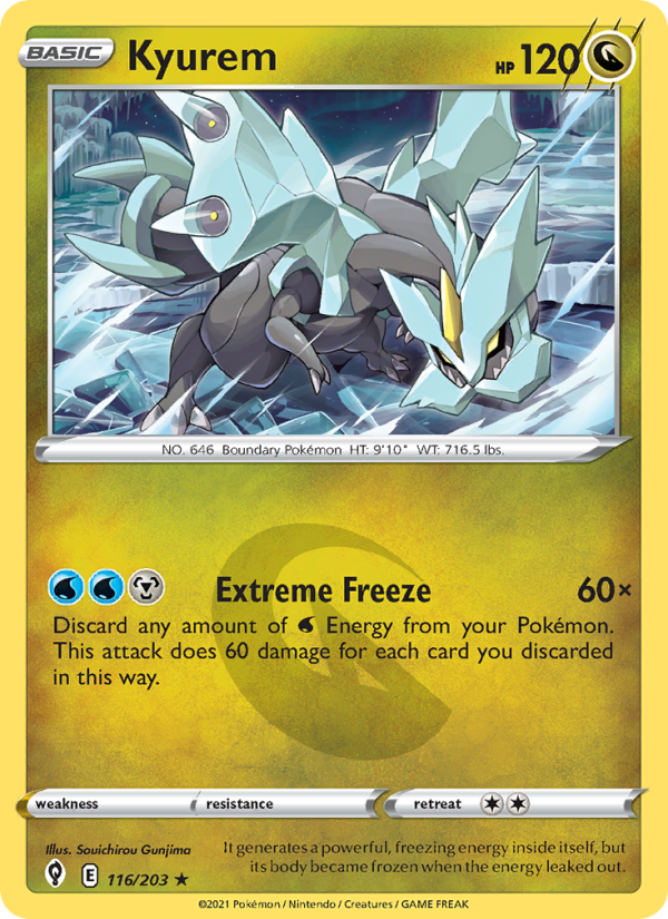 Kyurem (116/203) Reverse Holo card image