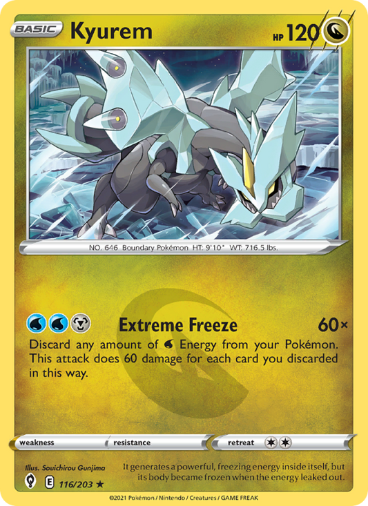 Kyurem (116/203) Reverse Holo card image