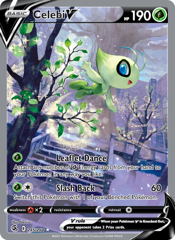 Celebi V (245/264) Holographic card image