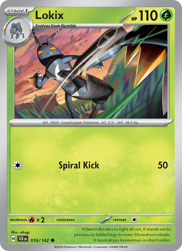 Lokix (016/142) Reverse Holo card image