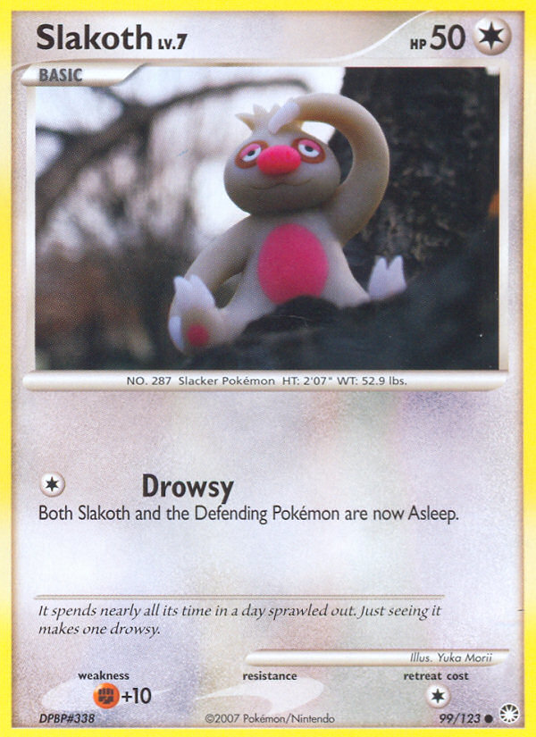 Slakoth (099/122) Reverse Holo card image