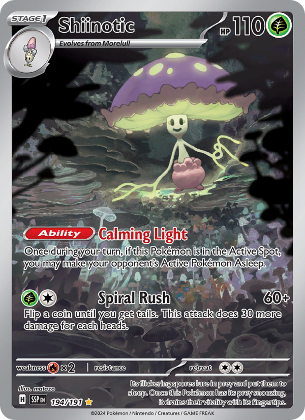 Shiinotic (194/191) Holographic card image