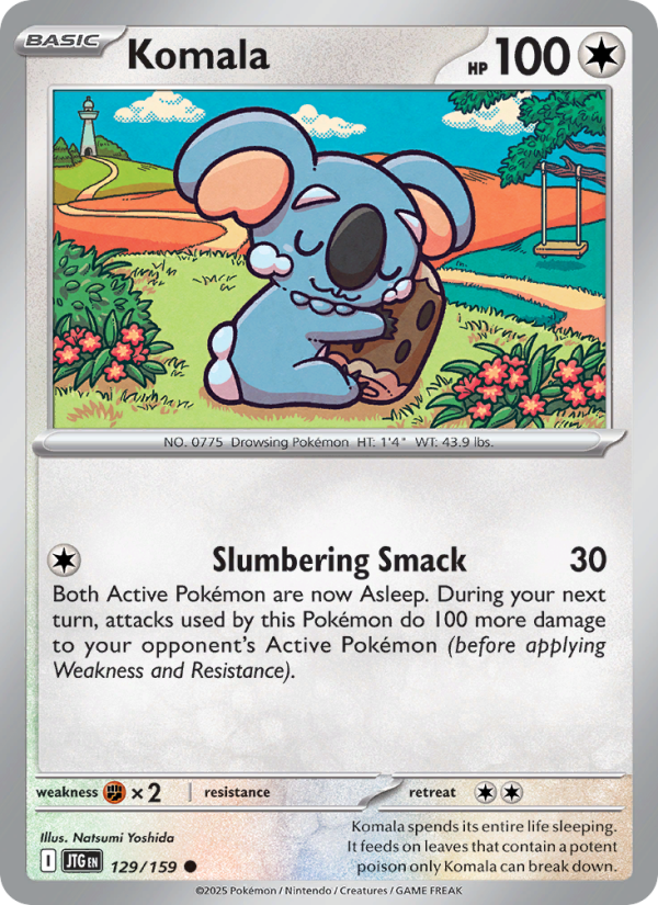 Komala (129/159) Reverse Holo card image