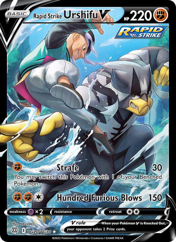 Rapid Strike Urshifu V (TG20/172) Holographic card image