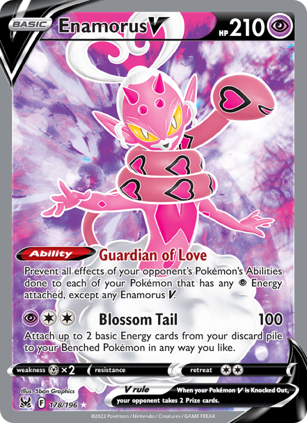 Enamorus V (178/196) Holographic card image