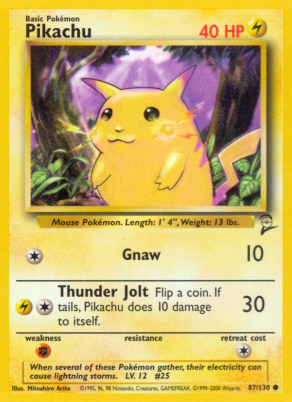 Pikachu (087/130) Reverse Holo card image