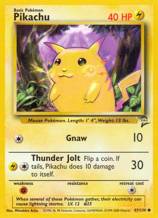 Pikachu (087/130) Reverse Holo card image