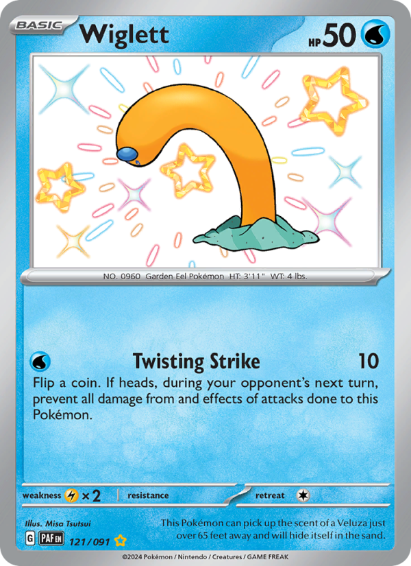 Wiglett (121/91) Holographic card image