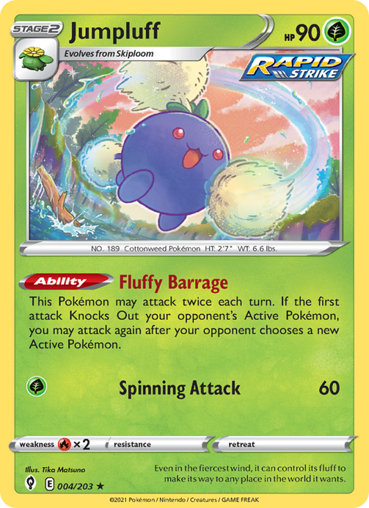 Jumpluff (004/203) Reverse Holo card image