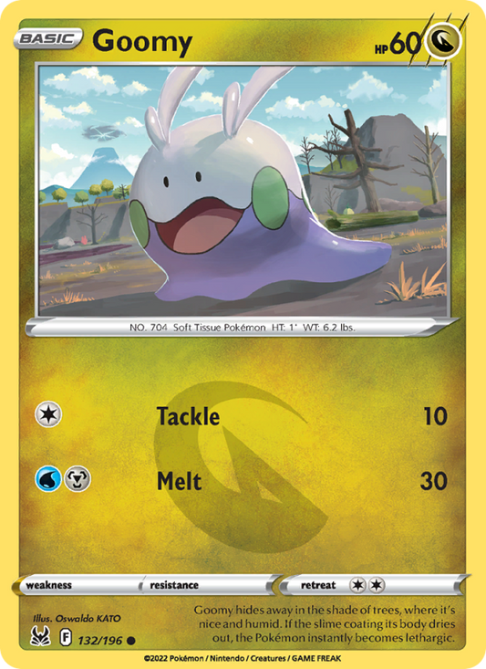 Goomy (132/196) Reverse Holo card image