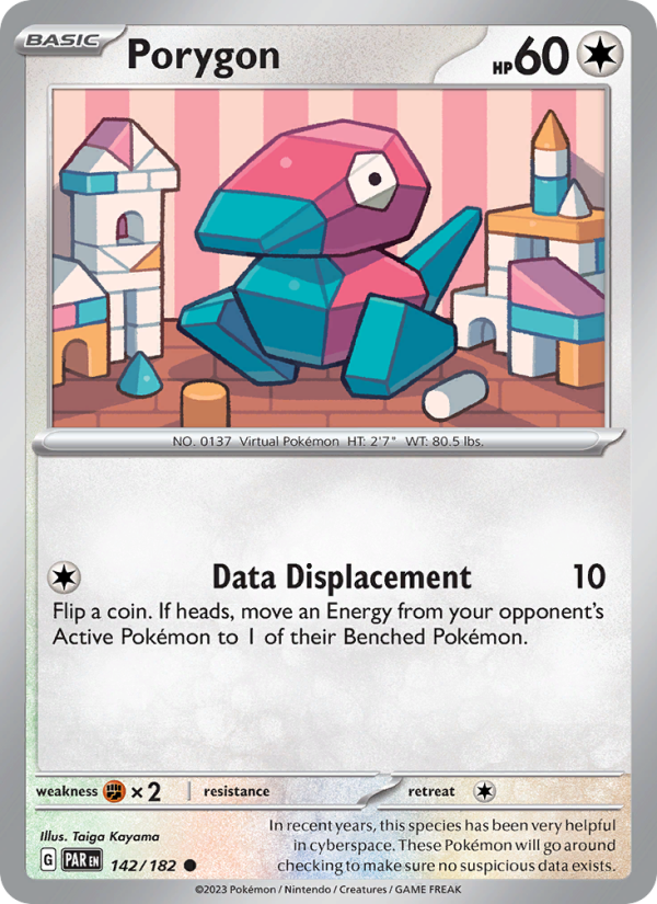 Porygon (142/182) Reverse Holo card image