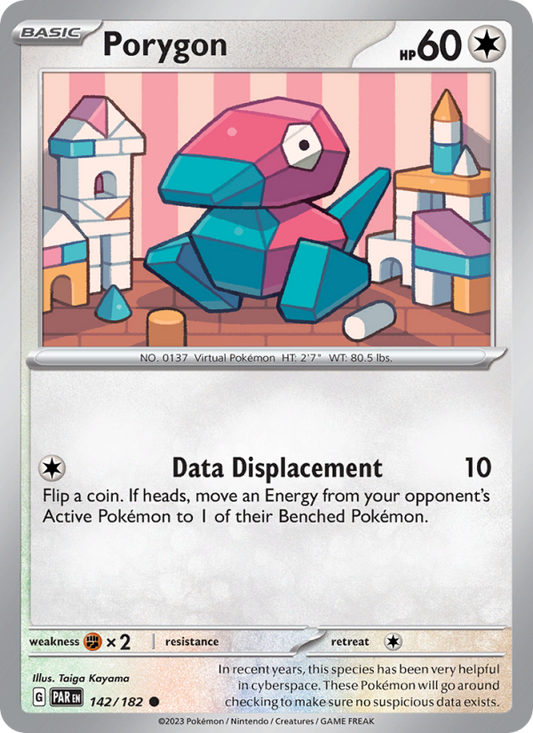 Porygon (142/182) Reverse Holo card image