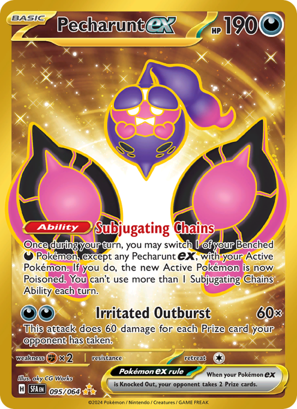 Pecharunt ex (095/64) Holographic card image