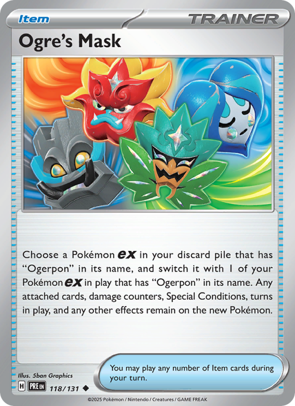 Ogre's Mask (118/131) Reverse Holo card image