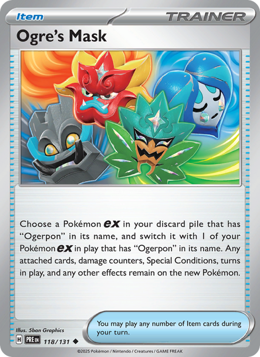 Ogre's Mask (118/131) Reverse Holo card image