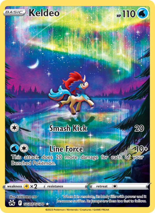 Keldeo (GG07/159) Holographic card image