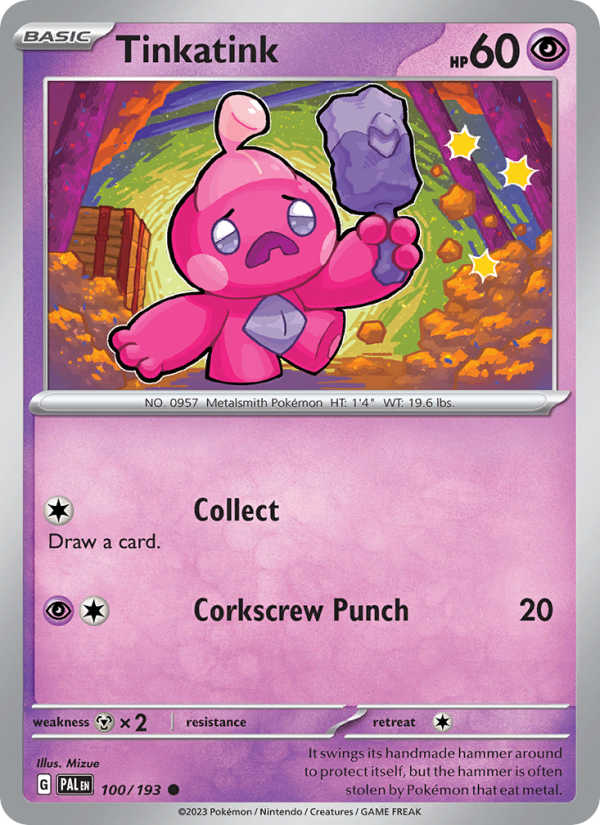 Tinkatink (100/193) Reverse Holo card image