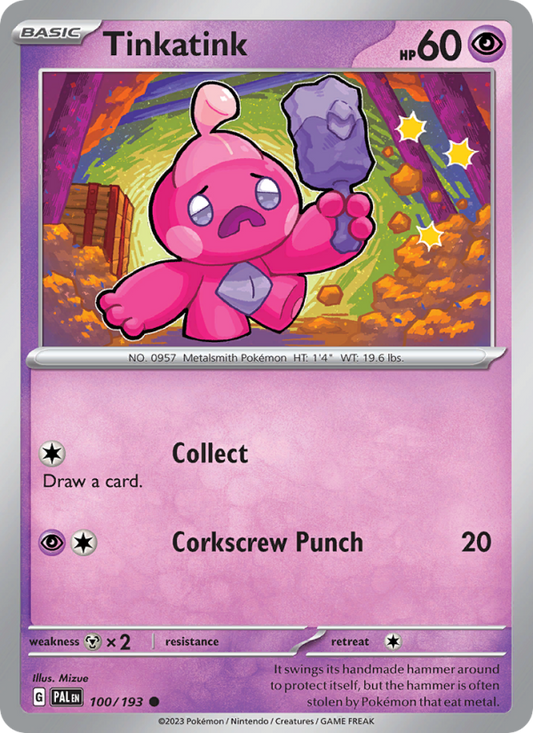 Tinkatink (100/193) Reverse Holo card image