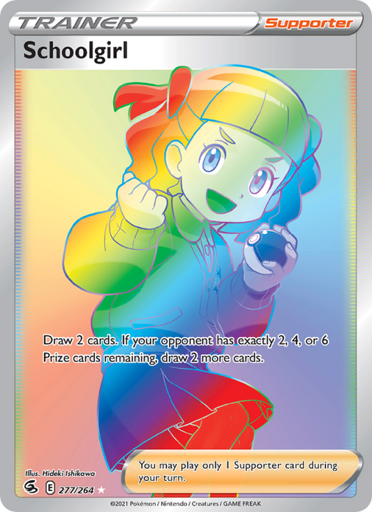Schoolgirl (277/264) Reverse Holo card image