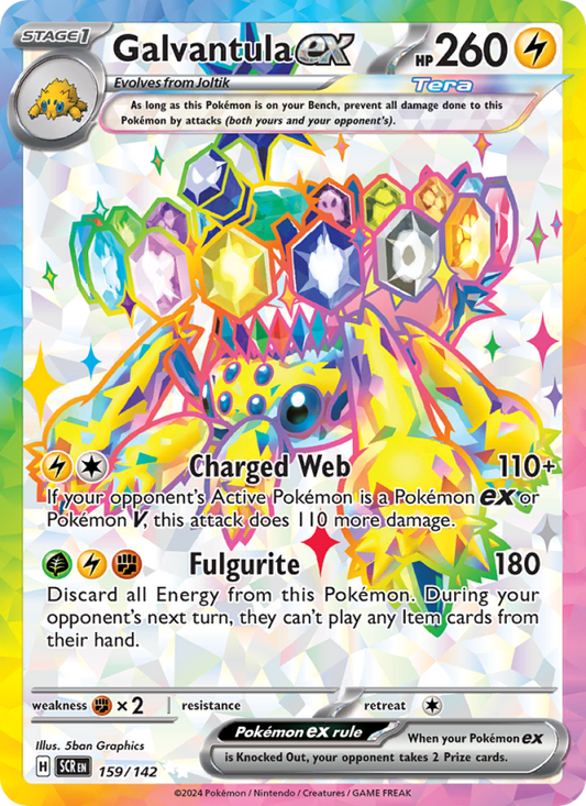 Galvantula ex (159/142) Holographic card image