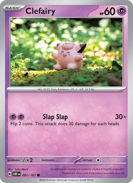 Clefairy (081/197) Reverse Holo card image