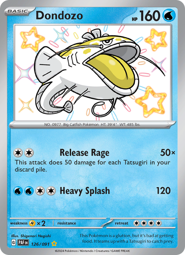 Dondozo (126/91) Holographic card image