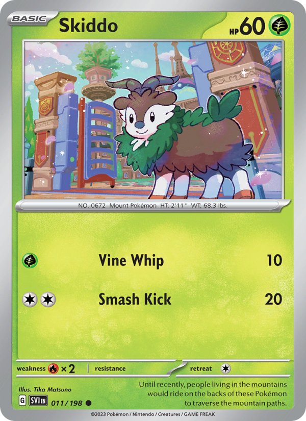 Skiddo (011/198) Reverse Holo card image