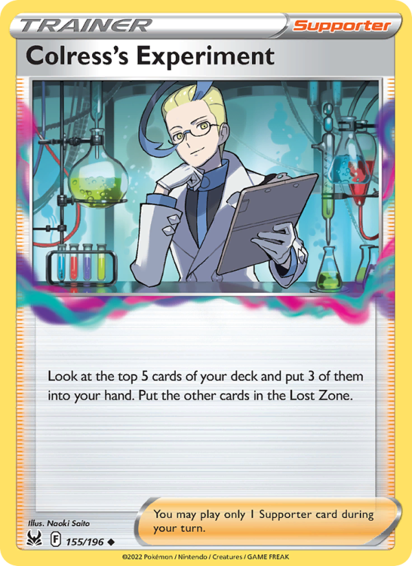 Colress's Experiment (155/196) Reverse Holo card image