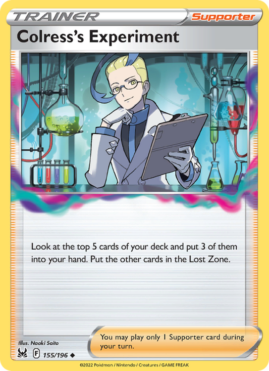 Colress's Experiment (155/196) Reverse Holo card image