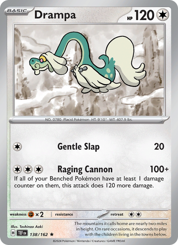 Drampa (138/162) Reverse Holo card image