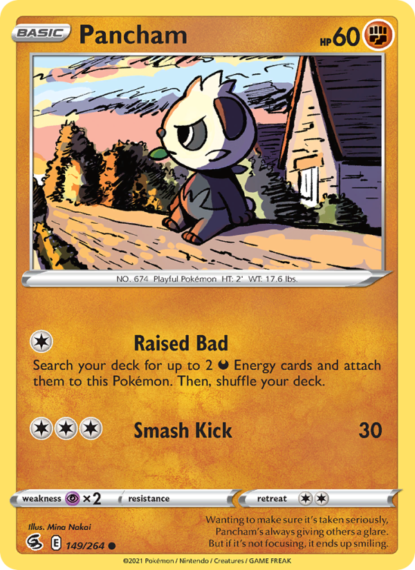 Pancham (149/264) Reverse Holo card image